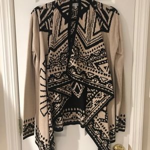 Open front cardigan